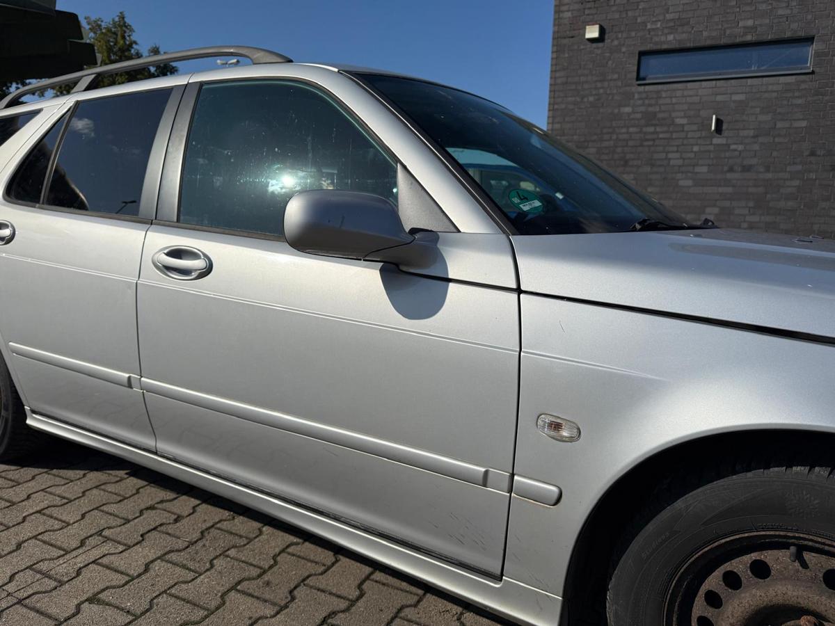 Saab 9-5 original Tür vorn rechts Silber Rohbau BJ07